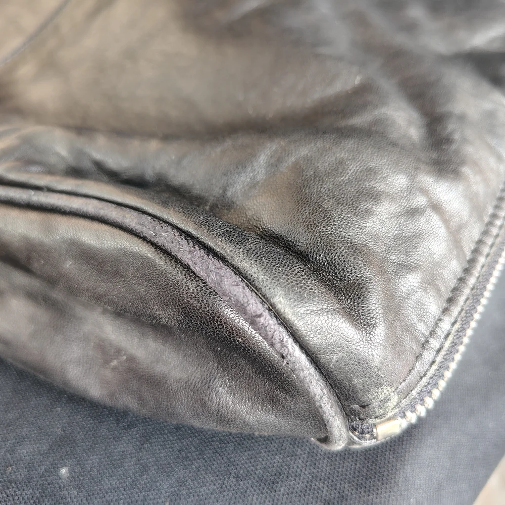 Latico Black Leather Laptop Bag